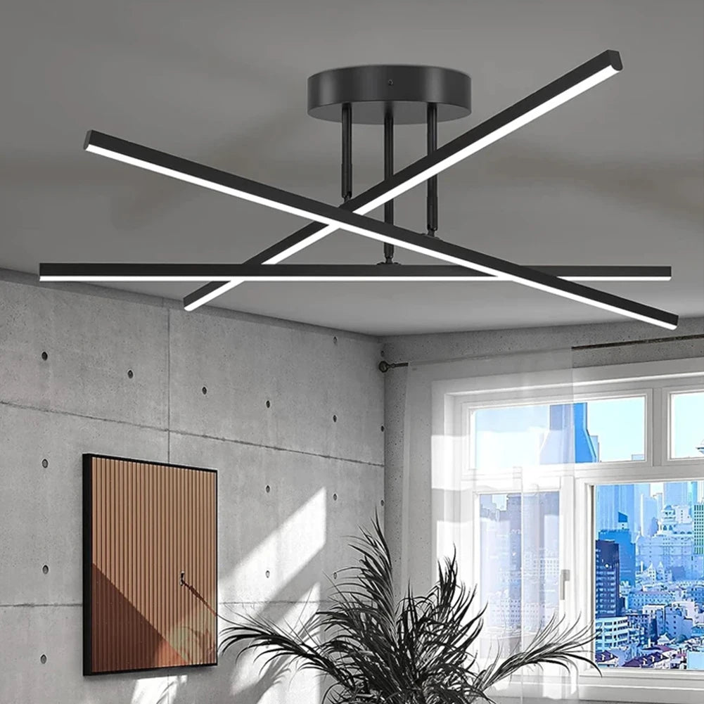 2024 New Ceiling Lamp Nordic Modern LED Lamp Living Room Dining Room Bedroom Lights Ceiling Chandelier