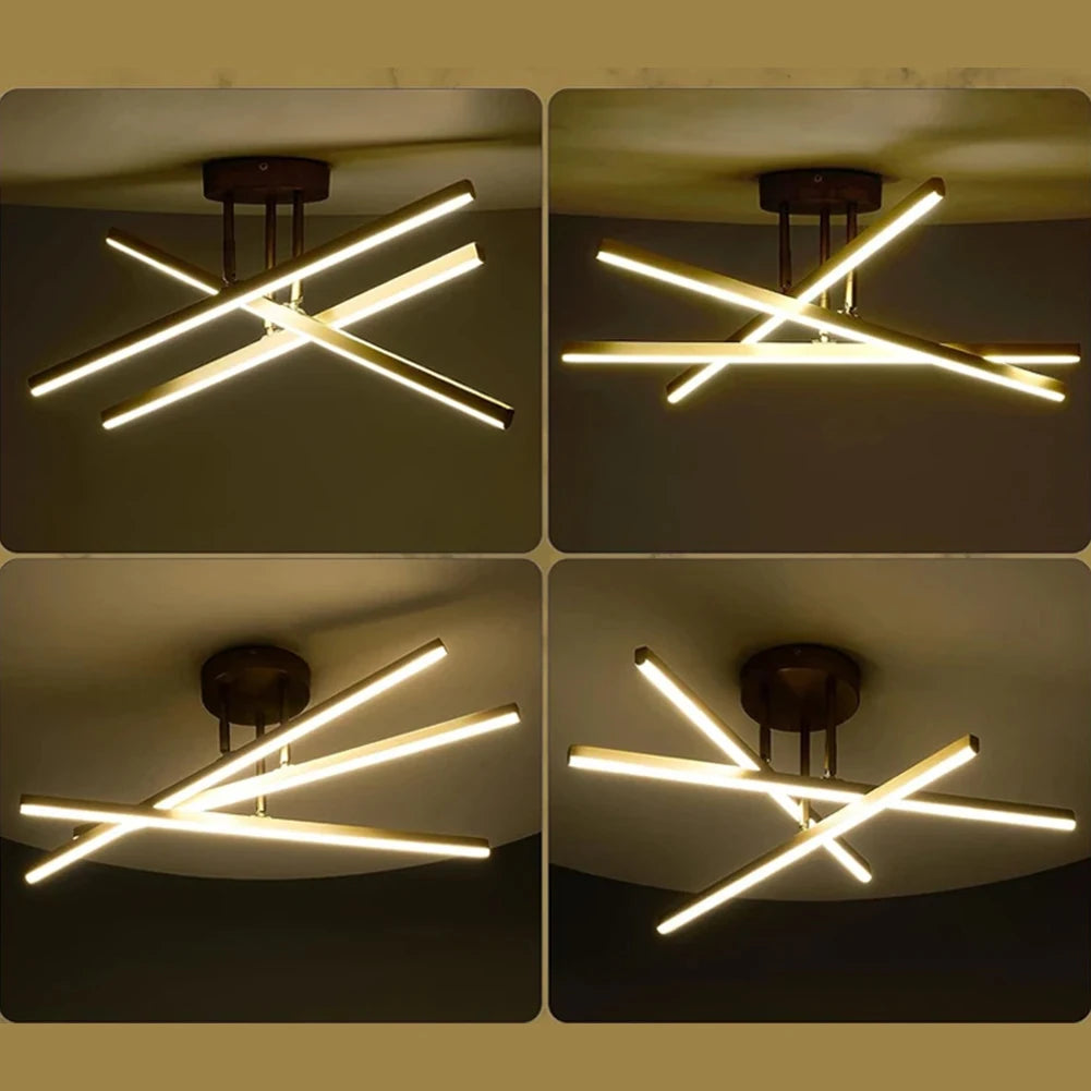 2024 New Ceiling Lamp Nordic Modern LED Lamp Living Room Dining Room Bedroom Lights Ceiling Chandelier