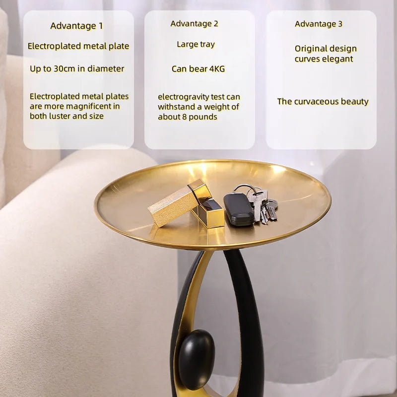 New Arrival Creative Home Decor Art Abstract Sofa Side Table Luxury Living Room Porch Decoration Corner Table Design Furniture